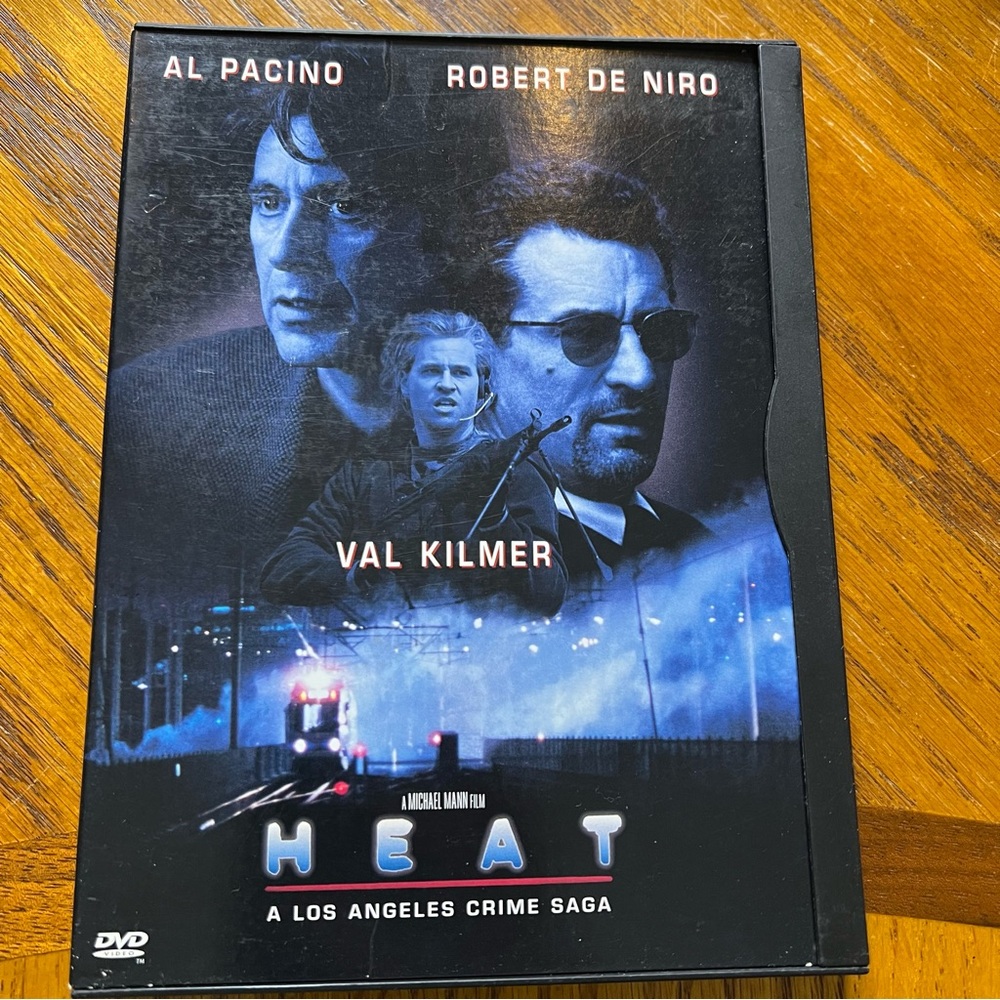 Heat DVD Movie - Al Pacino, Val Kilmore, Robert Deniro - Good